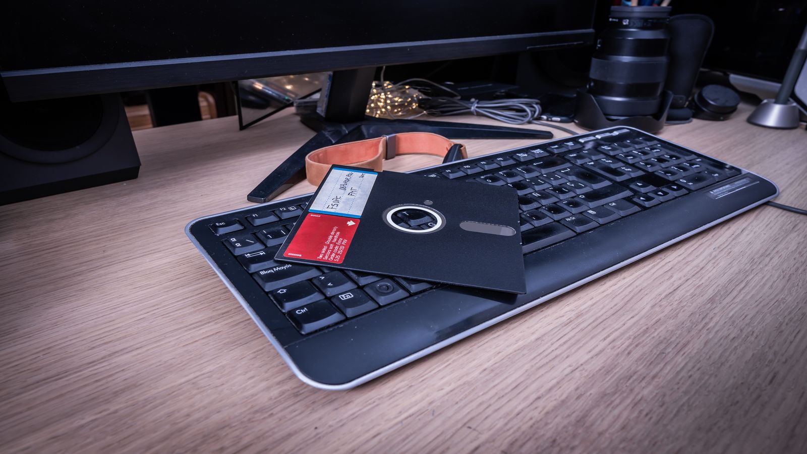 USB installer drive beside a laptop with BIOS settings on screen